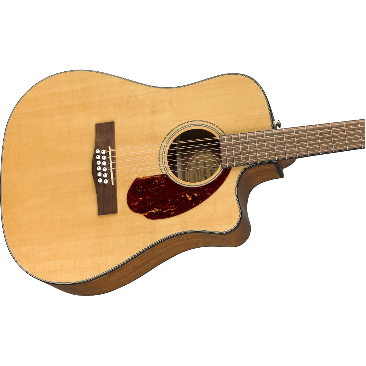 Fender CD-140SCE 12-String Dreadnought Cutaway Acoustic Electric Guitar with 2-Year Warranty, Fishman Pickup and Preamp System,